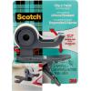 Hallmark Birthday Wrapping Paper and Scotch Clip and Twist Desktop Tape Dispenser – 1 Mini Gift Wrap Roll with 1 Roll of Scotch Magic Tape – Rainbow Block Letters(Wrapping Paper & Scotch Tape)