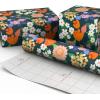 Hallmark Floral Wrapping Paper Roll and Scotch Magic Tape (1 Mini Gift Wrap Roll with 3 Rolls of Tape) Wildflowers for Birthdays, Bridal Showers, Baby Showers, Any Occasion(Wrapping Paper & Scotch Magic Tape)