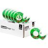 Scotch Hallmark Christmas Wrapping Paper Rolls Magic Tape (Set of 3 Gift Wrap Rolls with 6 Rolls of Tape) Vintage Holiday Designs – Dancing Santa, Snowman, Merry, Jolly, Happy, Peace(Magic Tape + Wrapping Paper)