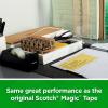 Scotch Magic Greener Tape and Hallmark Recyclable Christmas Wrapping Paper Rolls (12 Rolls of Tape with Set of 6 Gift Wrap Rolls) Red and Green, Deer, Mittens, Citrus, Quilt, Plaid