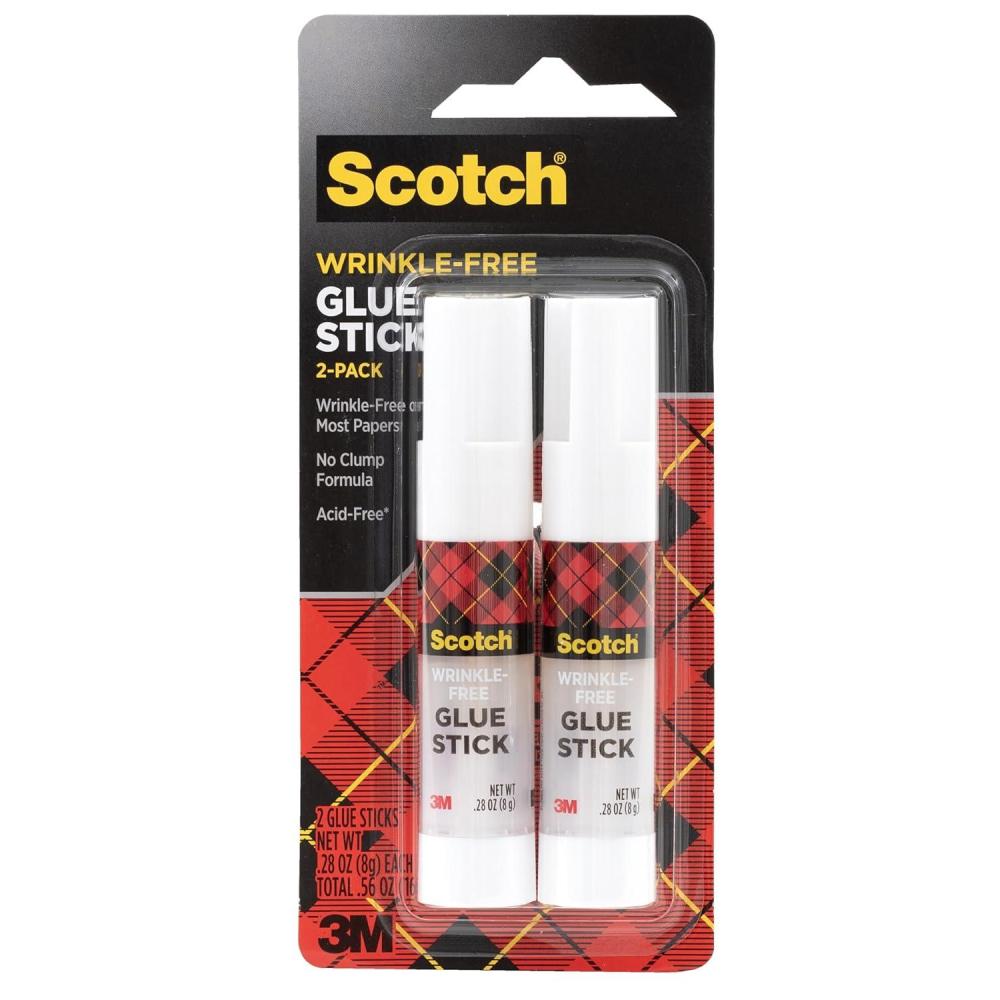 imageScotch WrinkleFree Glue Sticks 2 Pack 27 oz Each