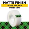Scotch Magic Tape, Invisible, Home Office Supplies and School Supplies for College and Classrooms, 12 Refill Tape Rolls, Create Halloween Crafts(12 Rolls)