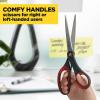 Scotch Non-Stick Unboxing Scissors, Dual-Function Scissors and Boxcutter, 8-inch(3-Pack)