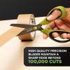 Scotch Non-Stick Unboxing Scissors, Dual-Function Scissors and Boxcutter, 8-inch(Scissors + Boxcutter)