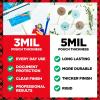 Scotch Thermal Laminating Pouches, 100 Count, Clear, 5 mil, Laminate Business Cards, Small Banners, Essays, Office or School Supplies, Fits Letter Size 8.9×11.4 in Paper(100-Pack)