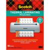 Scotch Dry Erase Thermal Laminating Pouches, 50-Pack, Works with Dry Erase Markers, Reuseable Worksheets, Calendars, Checklists, 8.9 x 11.4 Inches, Letter Size, Clear Professional Finish (TP3854-50DE)