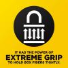 Scotch Box Lock Packaging Tape, 4 Rolls with 4 Refillable Dispensers, 1.88 in x 54.6 yd, Extreme Grip Packing, Shipping and Mailing Tape, Sticks Instantly to Any Box (3950-4RD)(48 Millimeters Width x 50 Meters Length)