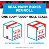 Scotch Heavy Duty Packaging Tape, 1.88 x 22.2 yd, Designed for Packing, Shipping and Mailing, Strong Seal on All Box Types, 1.5″ Core, Clear, 3 Rolls with Dispenser (142-3)(1.88″ x 27.7 yds (Pack of 2))