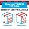 Scotch Heavy Duty Packaging Tape, 1.88 x 22.2 yd, Designed for Packing, Shipping and Mailing, Strong Seal on All Box Types, 1.5″ Core, Clear, 3 Rolls with Dispenser (142-3)(3 Rolls)