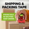 Scotch Sure Start Packing Tape, Clear, Quiet Unwind and Easy Start, 1.88 in. x 25 yd., 6 Tape Rolls, Designed for Packing, Shipping and Mailing, No Splitting or Tearing, 1.5″ Core, Packaging May Vary(6 Rolls)
