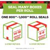 Scotch Sure Start Shipping Packaging Tape, 1.88″ x 22.2 yd, Designed for Packing, Shipping and Mailing, Quiet Unwind, No Splitting or Tearing, 1.5″ Core, Clear, 6 Dispensered Rolls (145-6)