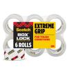 Scotch Box Lock Packaging Tape, 6 Rolls, 1.88 in x 54.6 yd, Extreme Grip Packing, Shipping and Mailing Tape, Sticks Instantly to Any Box (3950-6)(6 Rolls)