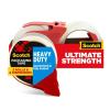 Scotch Heavy Duty Packaging Tape, 1.88″ x 54.6 yd, Designed for Packing, Shipping and Mailing, Strong Seal on All Box Types, 3″ Core, Clear, 4 Rolls (3850-4RD)(2 Rolls)