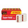 Scotch Super-Hold Tape, 6 Rolls, 50% More Adhesive, Trusted Favorite, 3/4 x 800 Inches, Boxed (700S6)(6 Pack Super Hold Tape)