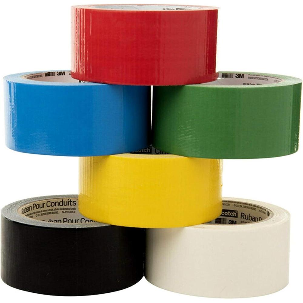 imageScotch Colored Duct Tape 6 Rolls Great for Teacher Supplies and School Supplies Craft Supplies ampamp Materials 9206P1