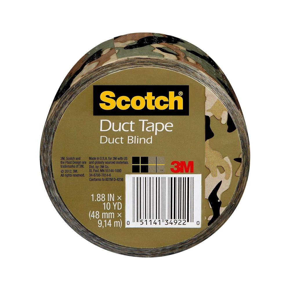 imageScotch Duct Tape Sunshine Yellow 188 in x 20 yd 6PackCamo