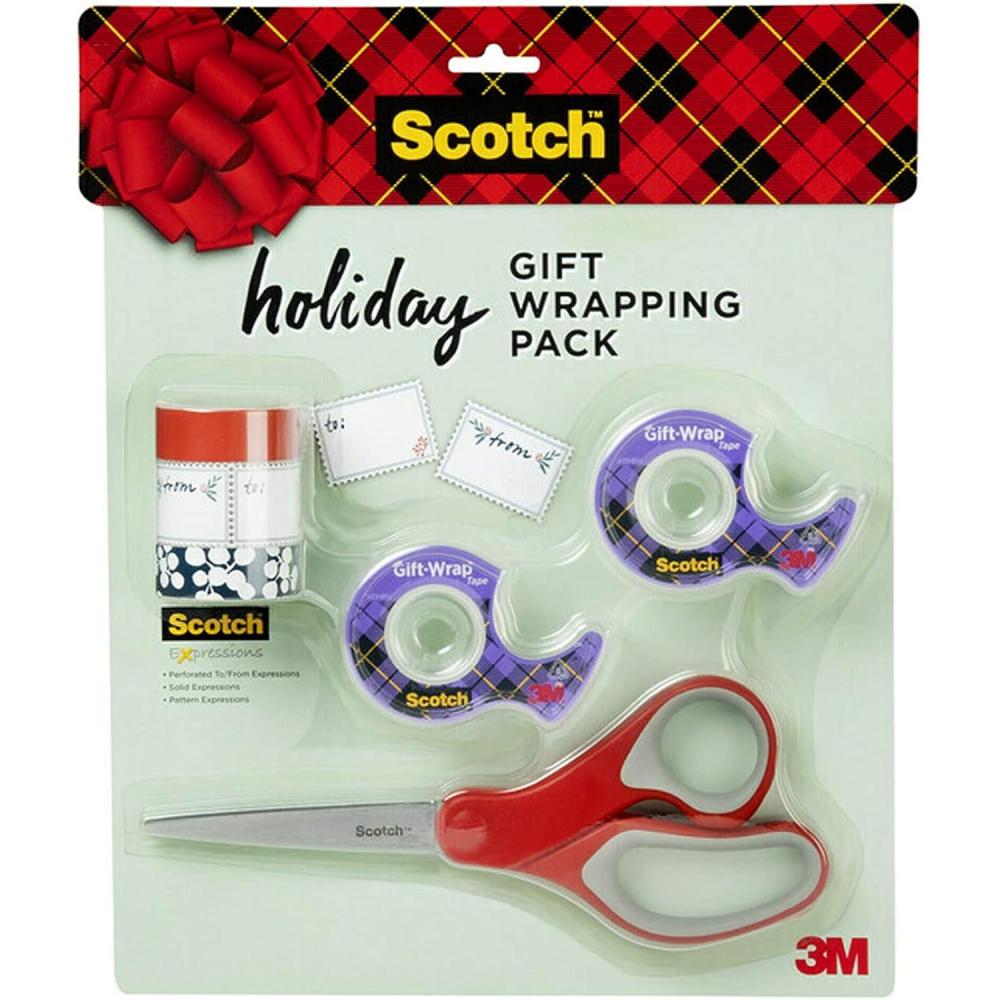 imageScotch Gift Wrap Tape Invisible 075 in x 650 in 6 DispensersPack Create Halloween CraftsKit
