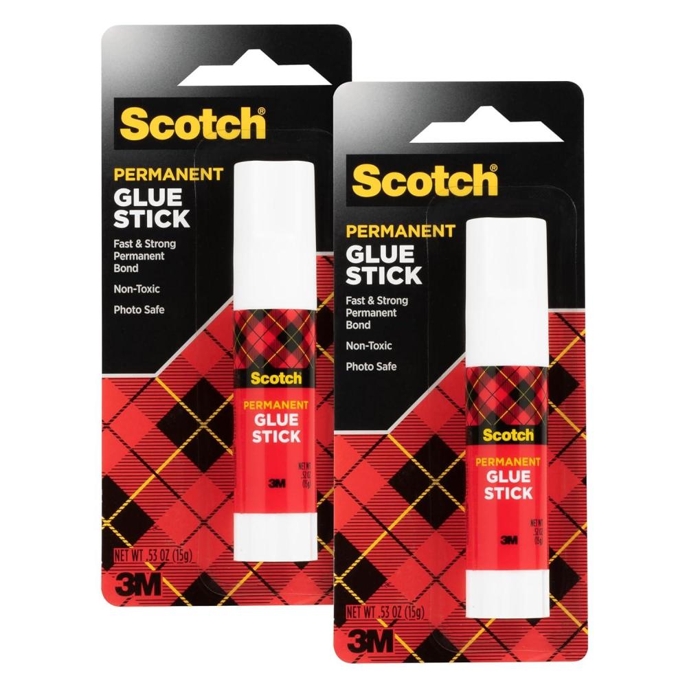 imageScotch Glue Stick 52 oz Acid Free and NonToxic 6015Pack of 2