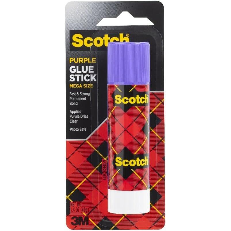 imageScotch Mega Purple Glue Stick 14 oz Acid Free and NonToxic 6108MEGA1 Count Pack of 1