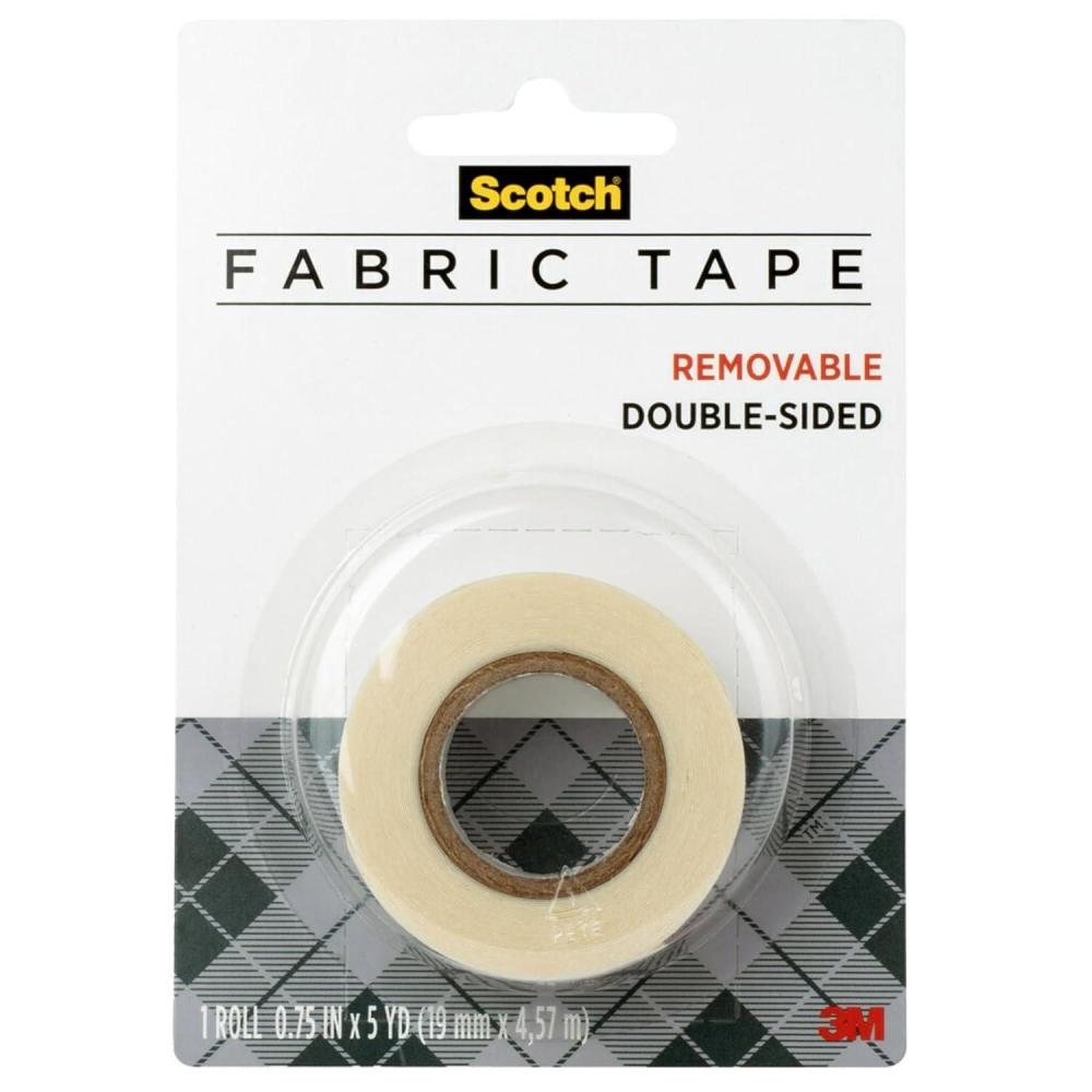 imageScotch Removable Fabric Tape 34 in x 180 in 1Pack Removable and Double Sided FTR1CFTPack of 1