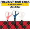 Scotch Brand Precision Ultra Edge Scissors, Left- or Right-Handed, 8 Inch, 3-Pack(Scissors)