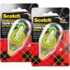 Scotch Adhesive Roller Extra Strength, .31 in x 33 ft, Great for Home Office and School Projects, 1-Pack(Pack of 2)