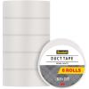 Scotch Duct Tape1.88 in x 20 yd, Craft and Project Tape, White, 6-Pack