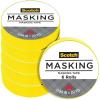 Scotch Expressions Masking Tape, .94 in x 20 yd, Great for Decorating, DIY, and Crafts, 6 Rolls, Primary Yellow