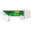 Scotch Tape Dispenser, White + Scotch Magic Tape, 12 Roll Cabinet Pack, Great for Gift Wrapping, Invisible, 3/4 x 1000 Inches
