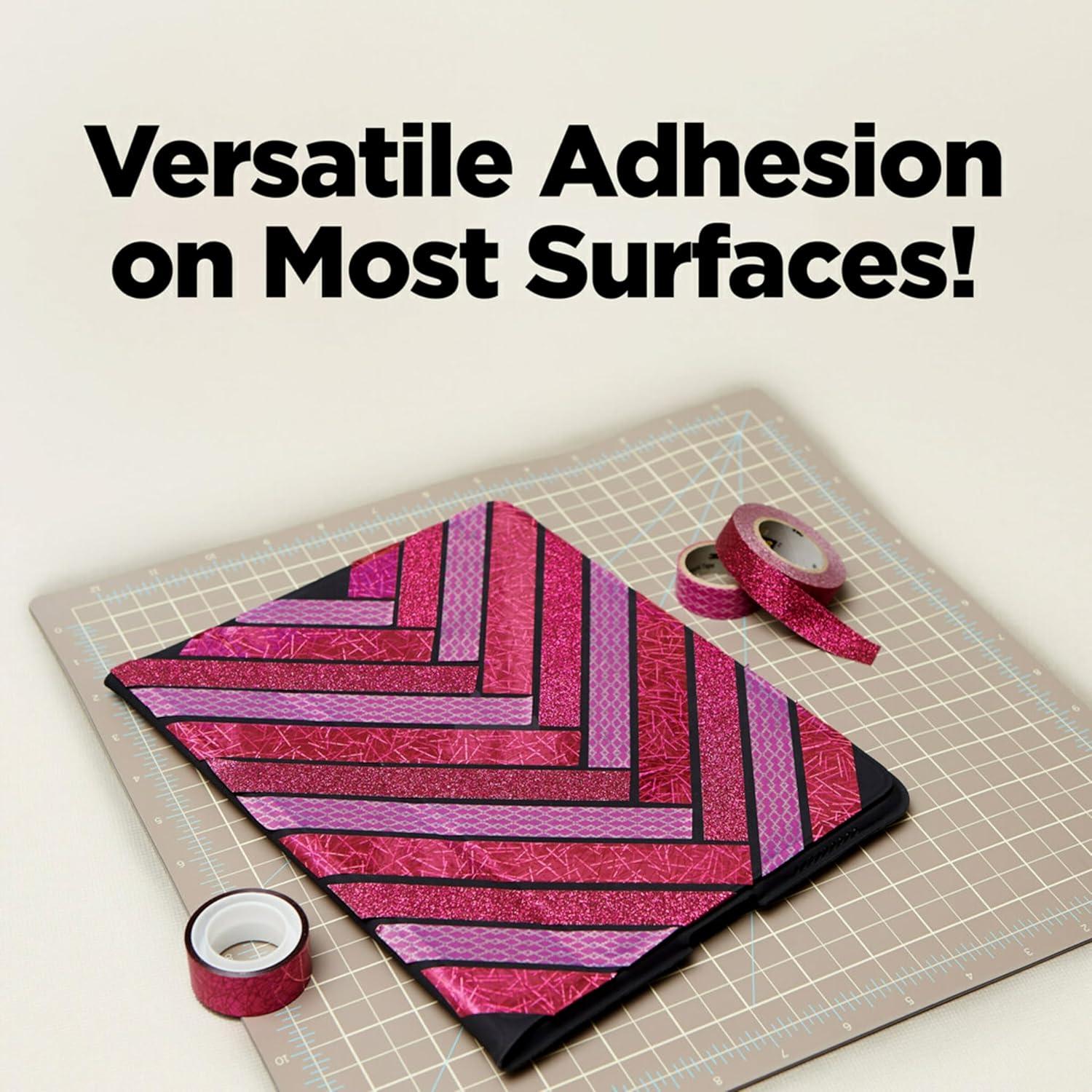 imageScotch Glitter Washi Tape 10 Rolls Great for Holiday DIY and Wrapping School Supplies Craft Supplies and Teacher Appreciation Gifts10Pack