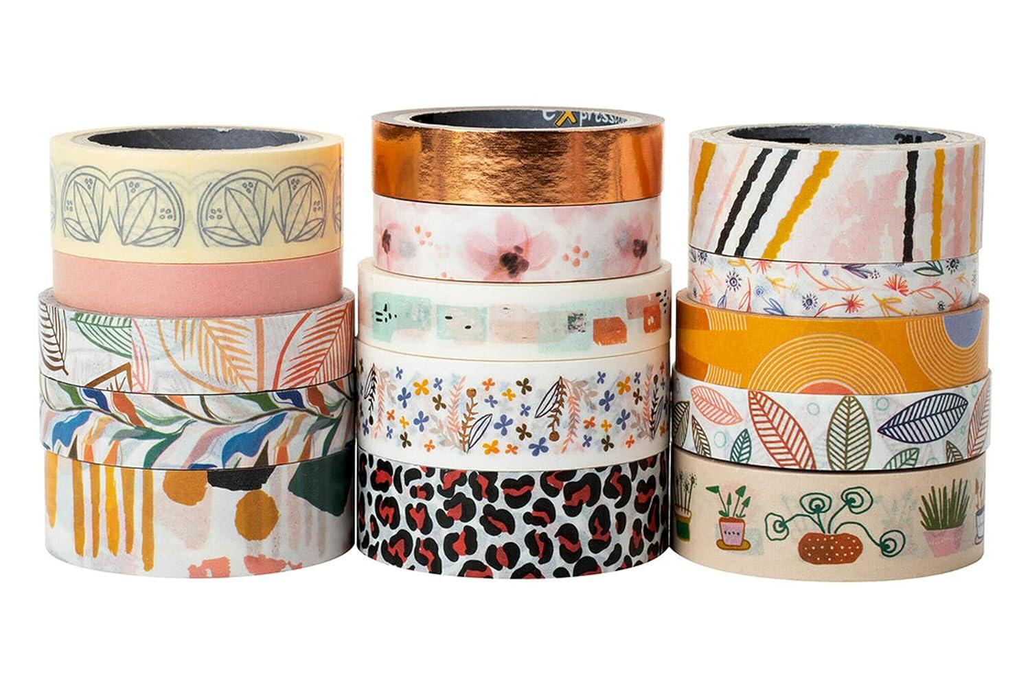 imageScotch Washi Tape Solid Color Rainbow Design 8 Rolls Great for Bullet Journaling Scrapbooking and DIY Dcor C10178SOL1Whimsical