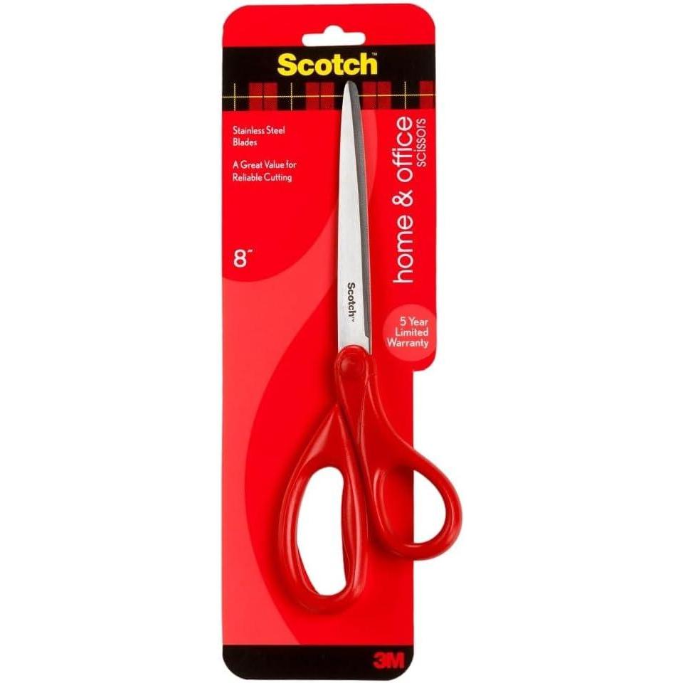 imageScotch 8quot Home ampamp Office Scissors Great for General Purpose Use 14088Inches