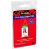 3M Scotch Self-Sealing Laminating Pouches, Bag Tags with Loops, Glossy, 5 Pouches (LS853-5G)(1 Count (Pack of 5))