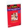 Scotch Self-Sealing Laminating Pouches, Gloss Finish, Photo Size 4 x 6 Inches, 5/Pack(Single Pack)