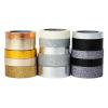 Scotch Washi Tape, Solid Color Rainbow Design, 8 Rolls, Great for Bullet Journaling, Scrapbooking and DIY Décor (C1017-8-SOL1)(Metallic)