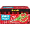 Scotch 5″ Soft Touch Pointed Tip Kids Scissors, 12 Count Teacher’s Pack, Green, All-Purpose Scissors for School and Crafts (1442P-12)(Assorted Colors)