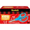 Scotch 5″ Soft Touch Pointed Tip Kids Scissors, 12 Count Teacher’s Pack, Green, All-Purpose Scissors for School and Crafts (1442P-12)(Blue)