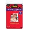 Scotch Self-Sealing Laminating Pouches, Gloss Finish, Photo Size 4 x 6 Inches, 5/Pack(Single Pack)
