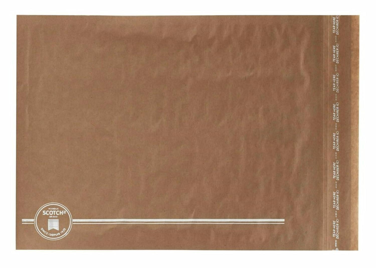 imageScotch Curbside Recyclable Padded Mailers 1 Pack 105 x 1475 in Similar impact protection to traditional bubble mailers CR51105 in x 1475 in