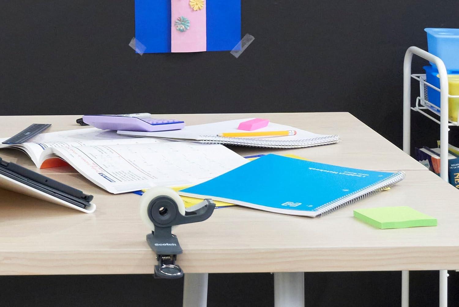 imageScotch Desktop Tape Dispenser White Great for Gift Wrapping 1 Dispenser C19CLIPWCCW