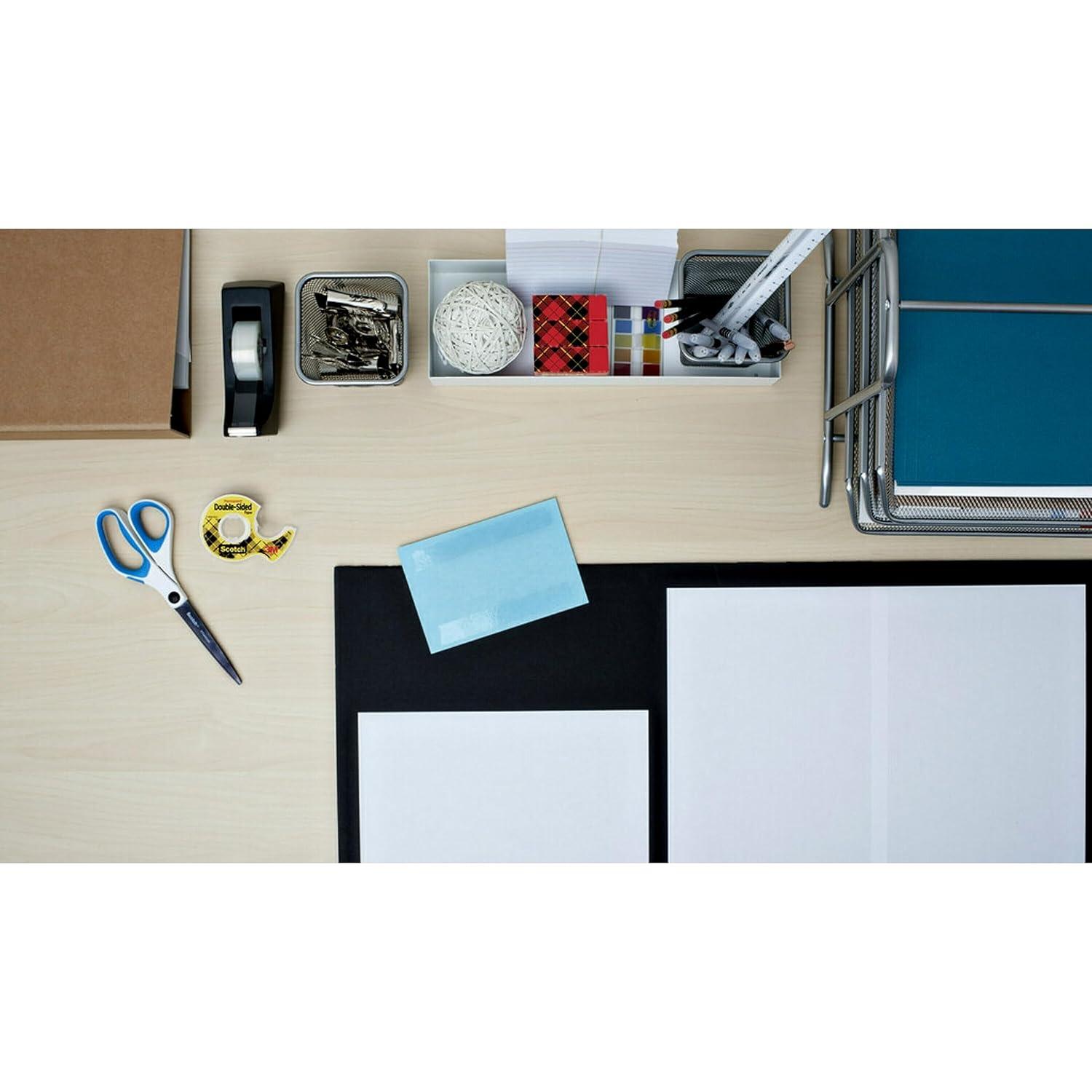 imageScotch Double Sided Tape Office and School Supplies for Arts and Crafts Alternative to Scrapbooking Glue 075 in x 1296 in 1 Tape Refill Roll1 Count Pack of 2