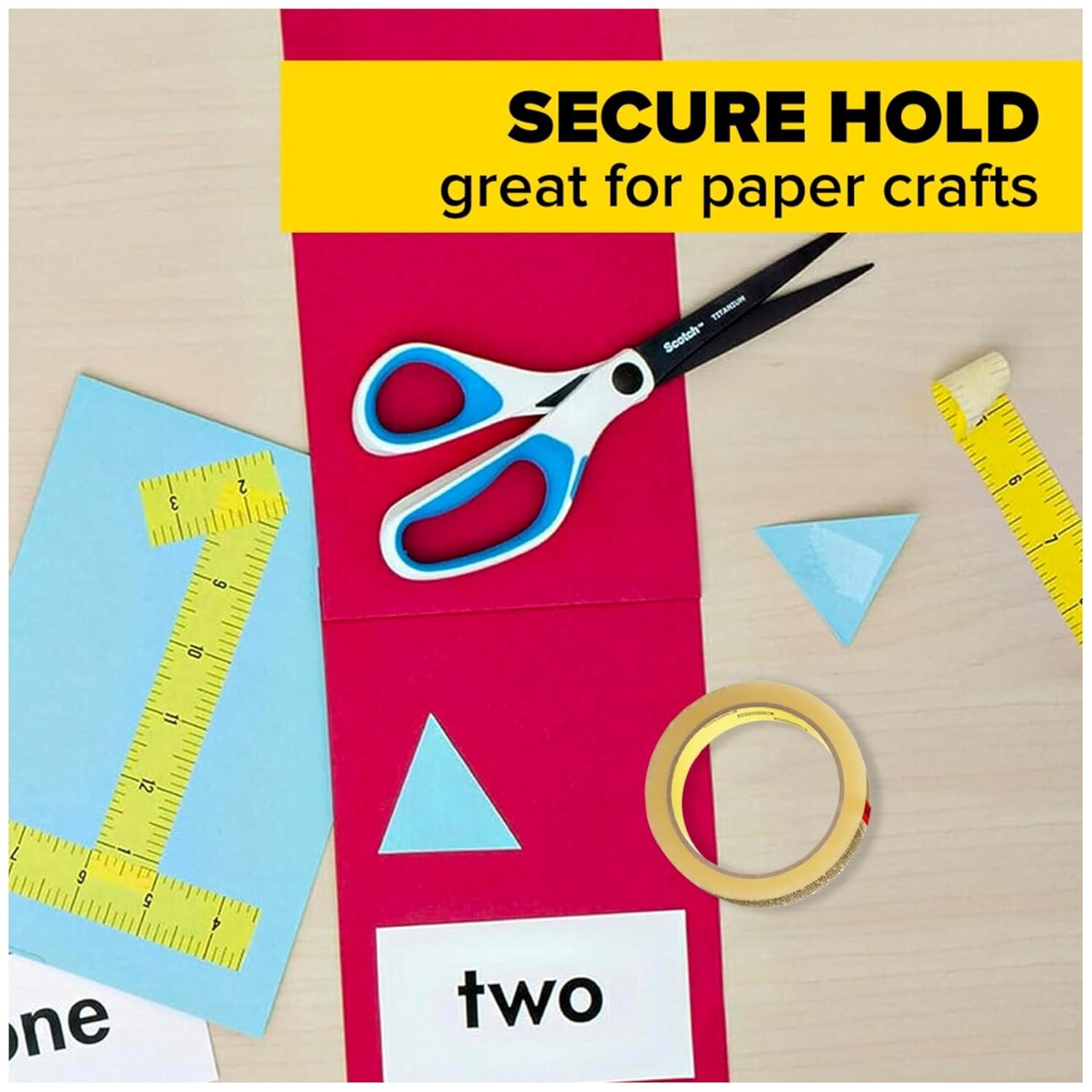 imageScotch Double Sided Tape Office and School Supplies for Arts and Crafts Alternative to Scrapbooking Glue 075 in x 1296 in 1 Tape Refill Roll1 Count Pack of 1