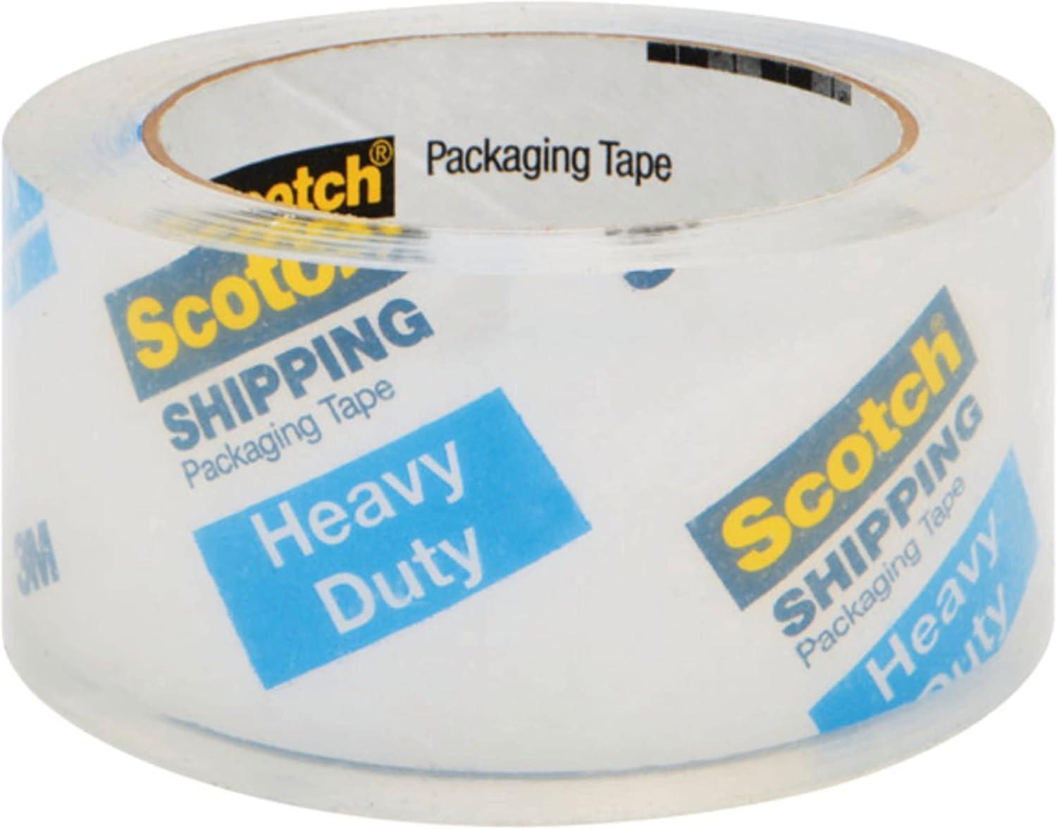 imageScotch Heavy Duty Packaging Tape 188quot x 546 yd Designed for Packing Shipping and Mailing Strong Seal on All Box Types 3quot Core Clear 36 Rolls 3850CS36
