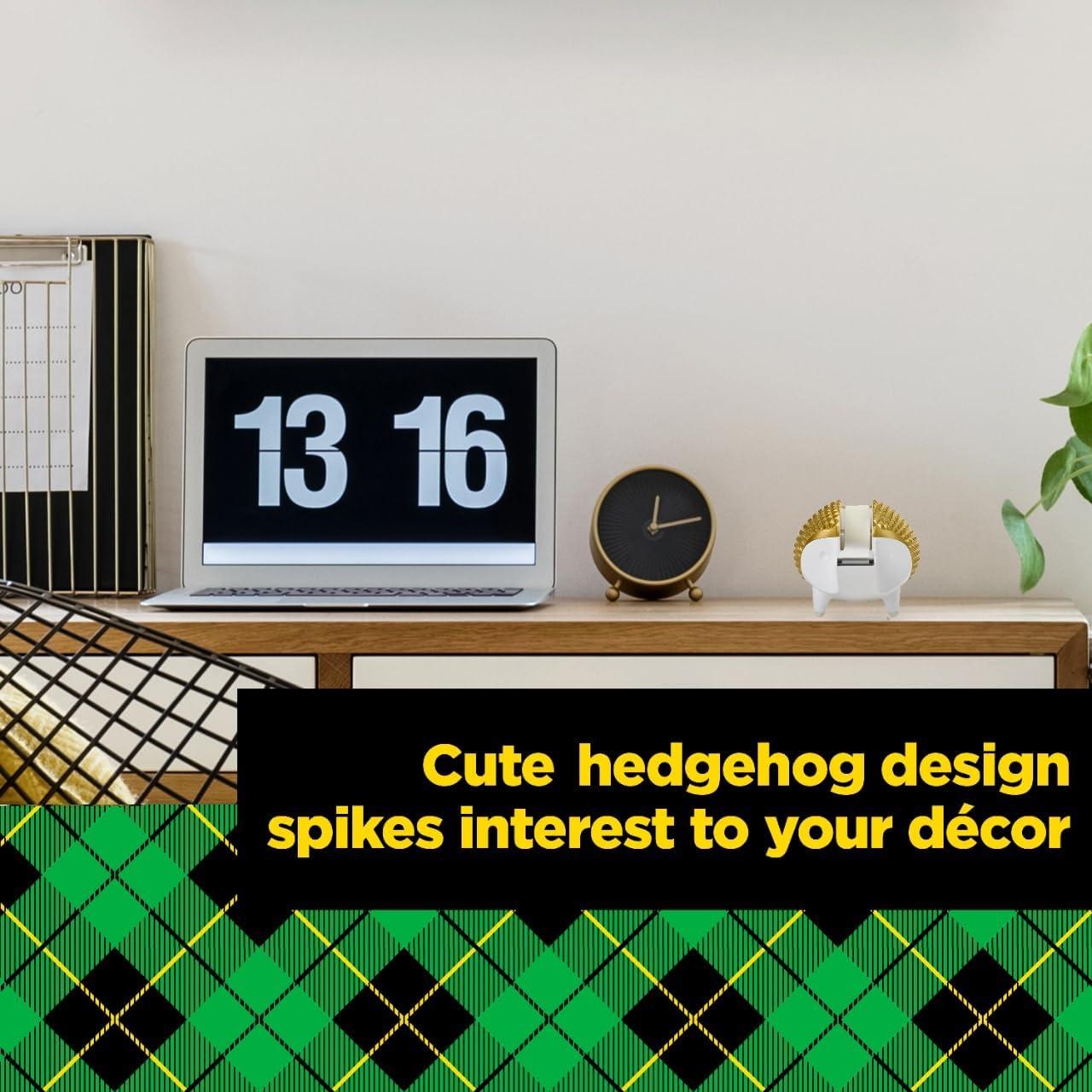 imageScotch Hedgehog Tape Dispenser Great for Gift Wrapping Includes 34 in x 350 in Tape Roll