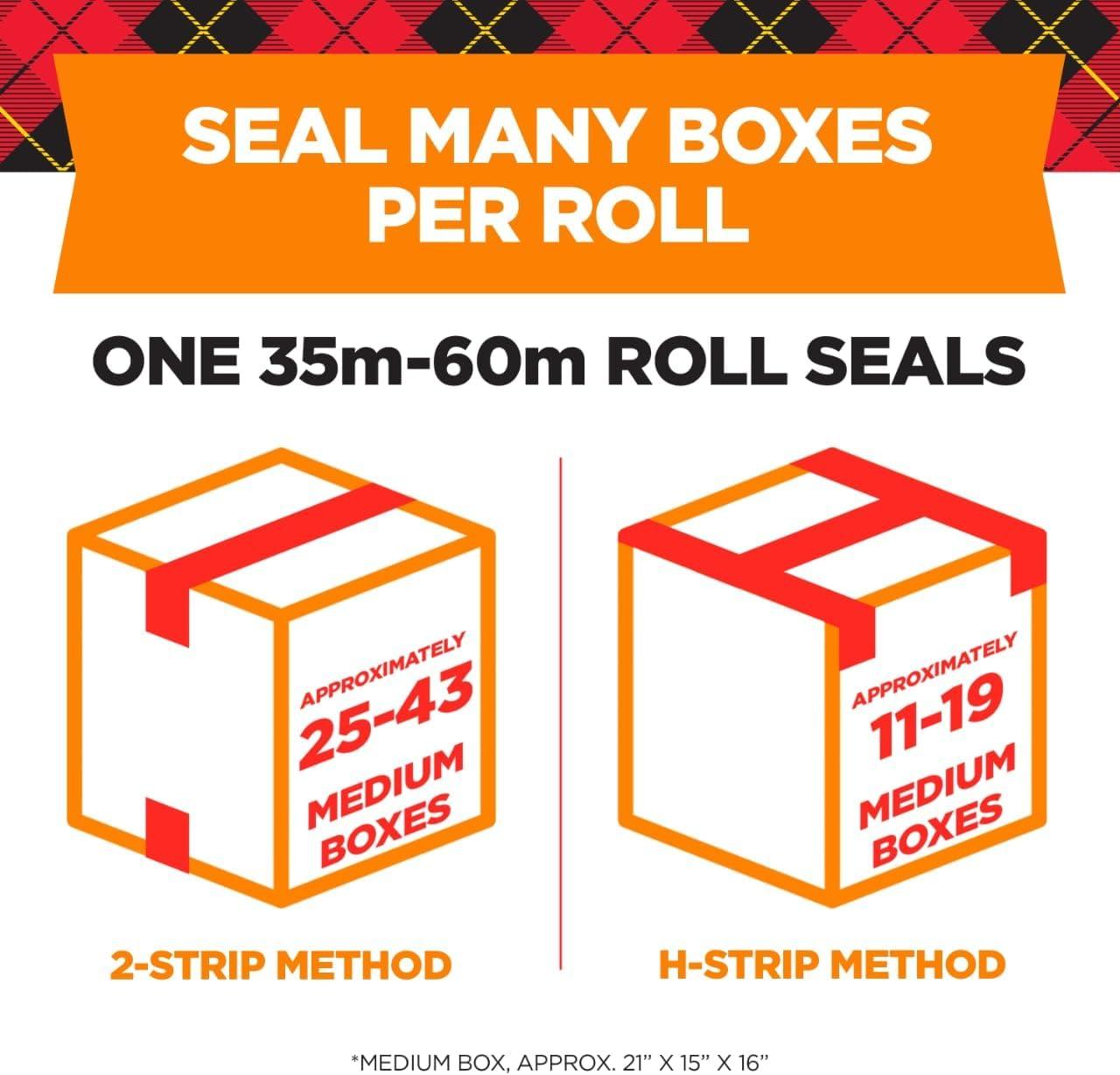 imageScotch Long Lasting Storage Packaging Tape 188quot x 546 yd Designed for Storage and Packing Stays Sealed in Weather Extremes 3quot Core Clear 1 Roll 36501 Roll