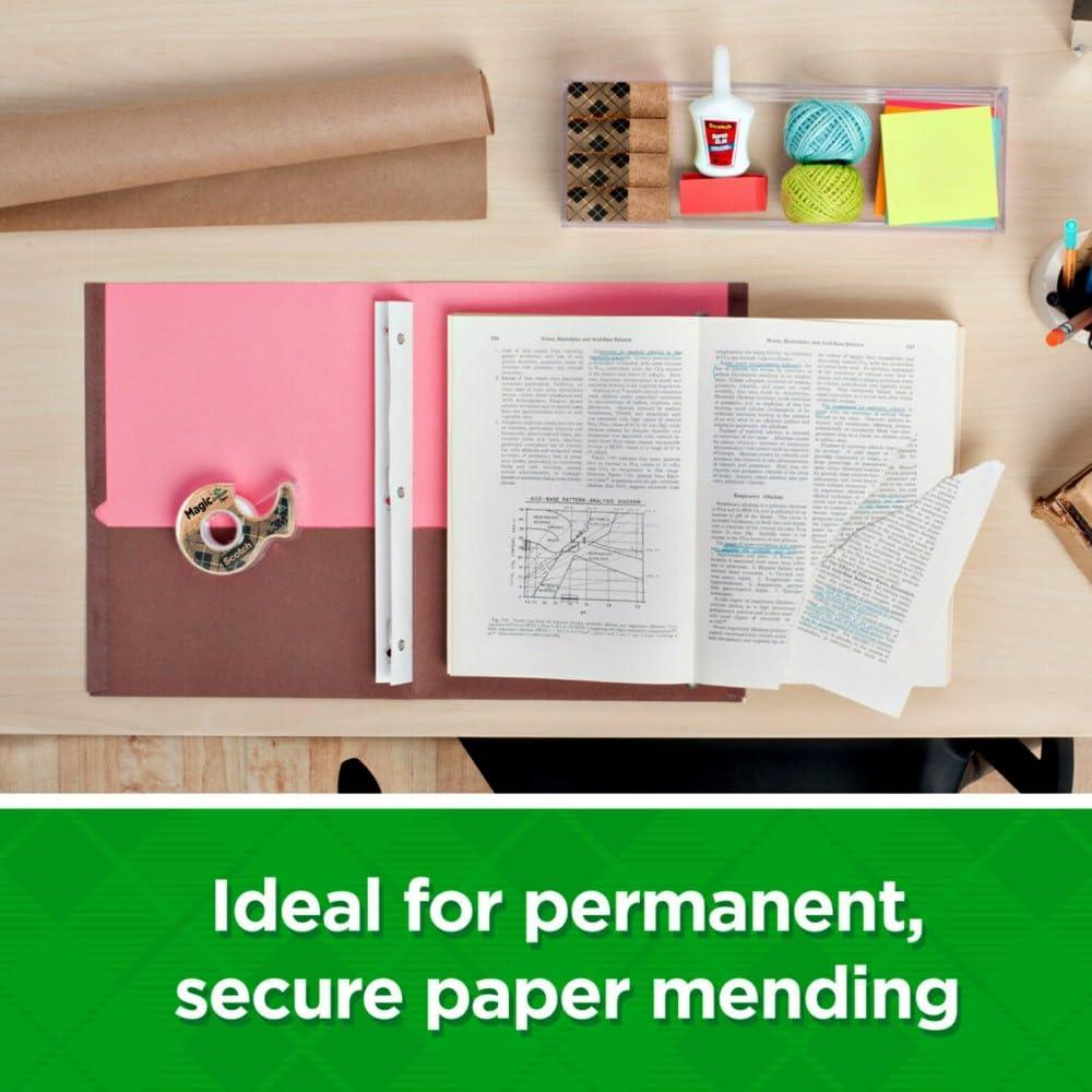 imageScotch Magic Greener Tape 16 Rolls Numerous Applications Invisible Engineered for Repairing 34 x 900 Inches Boxed16 Rolls