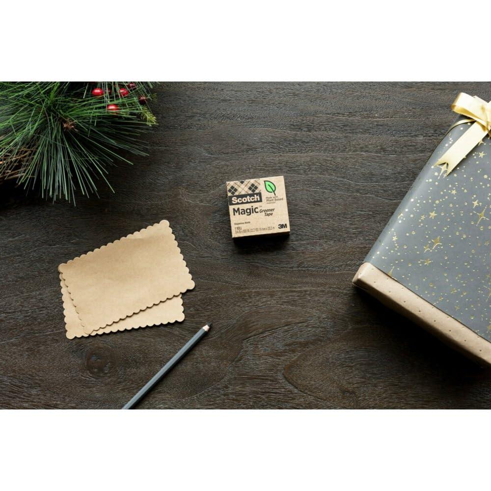 imageScotch Magic Greener Tape 16 Rolls Numerous Applications Invisible Engineered for Repairing 34 x 900 Inches Boxed16 Rolls