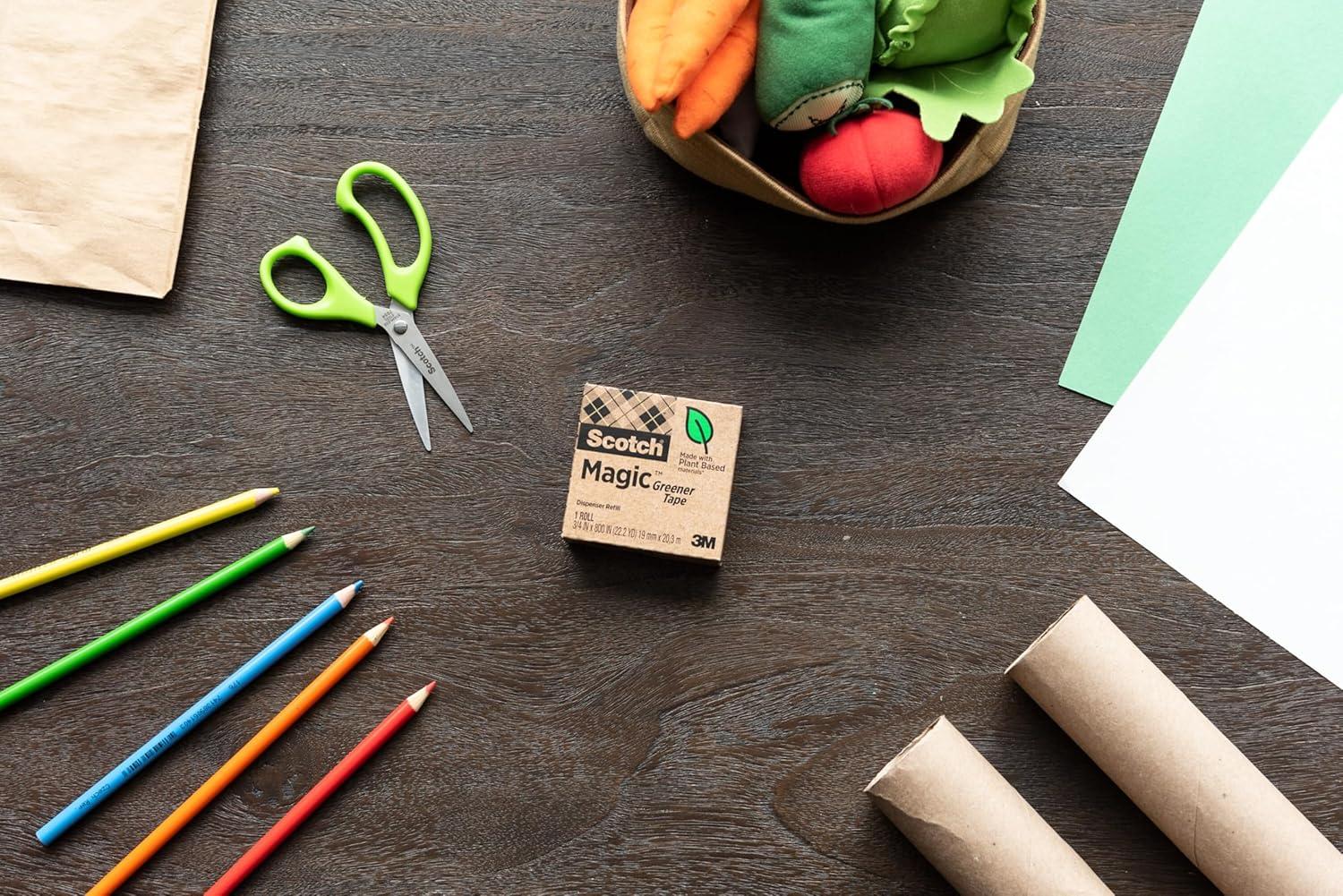 imageScotch Magic Greener Tape 16 Rolls Numerous Applications Invisible Engineered for Repairing 34 x 900 Inches Boxed24 Rolls