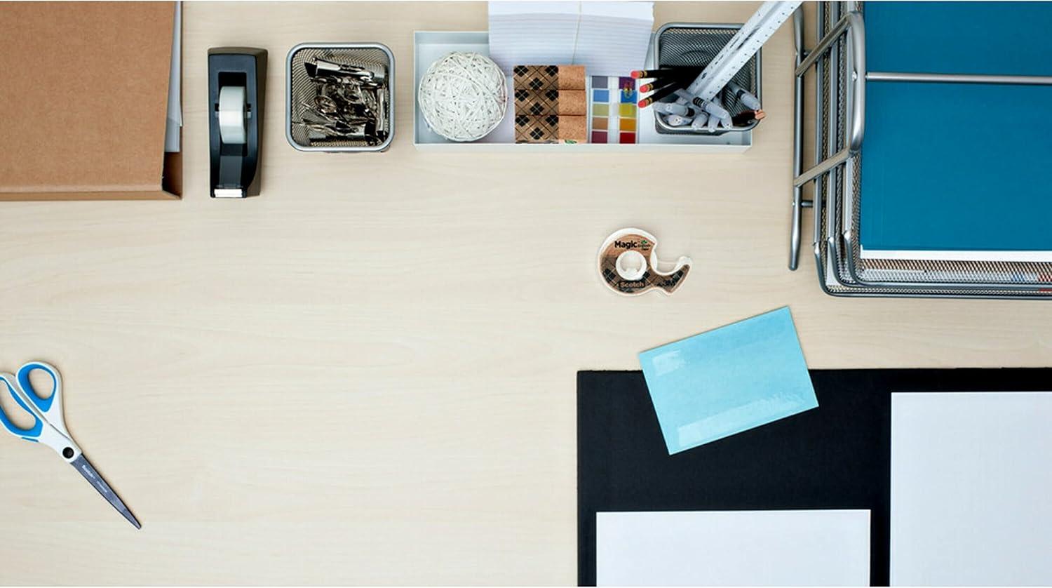 imageScotch Magic Greener Tape with Dispenser 34 in x 900 Inches 6 Boxes of Tape and 1 Desktop DispenserTape 34W x 900L