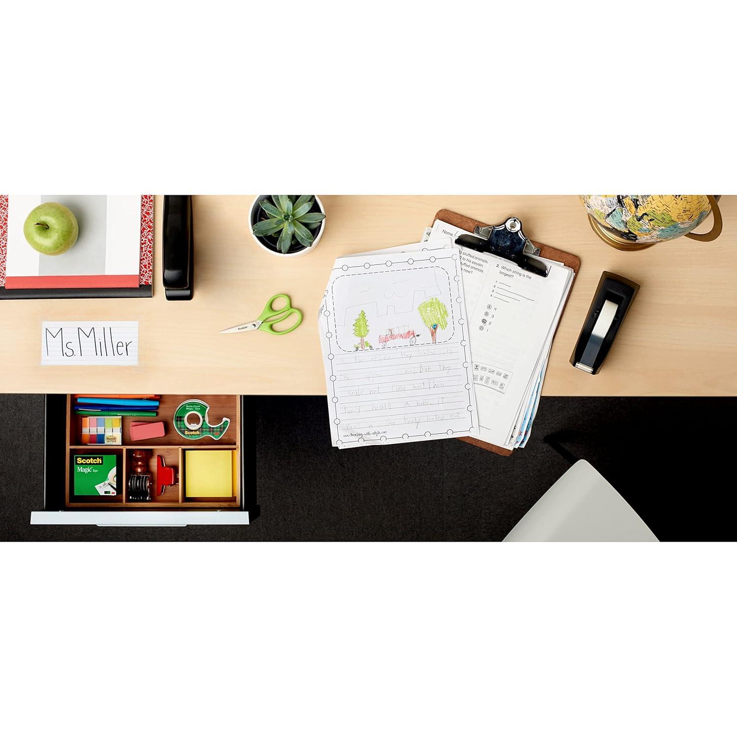 imageScotch Magic Tape 3 Rolls Numerous Applications Invisible Engineered for Repairing 1 x 2592 Inches Boxed1 Inches Width x 2592 Inches Length Pack of 5